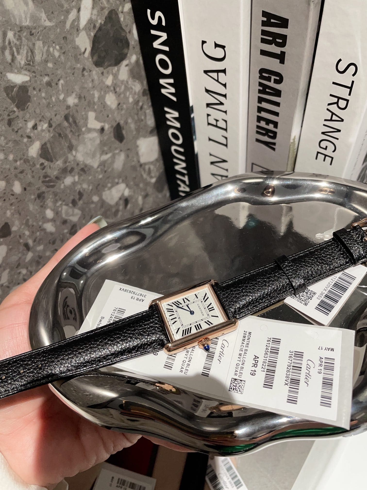 Cartier White Medium Belt