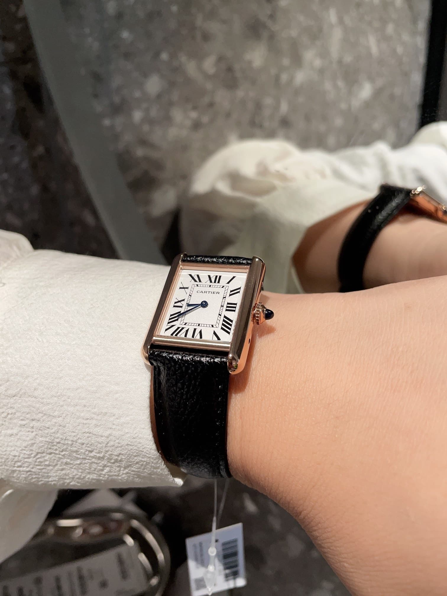 Cartier White Medium Belt