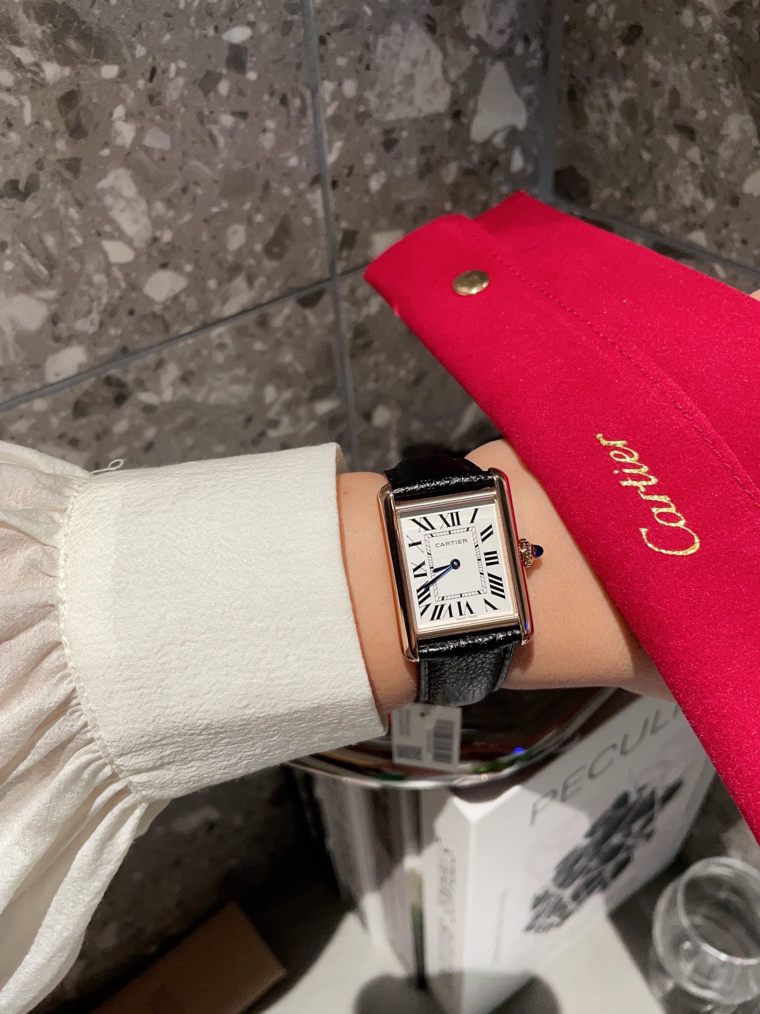 Cartier White Medium Belt