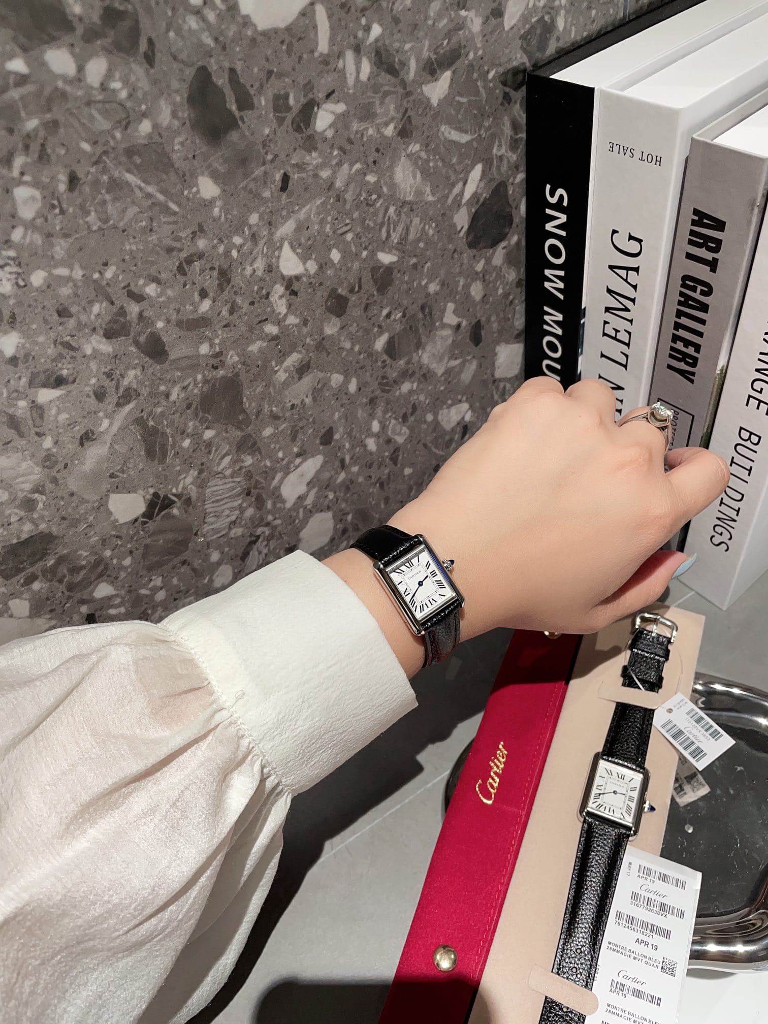 Cartier White Medium Belt