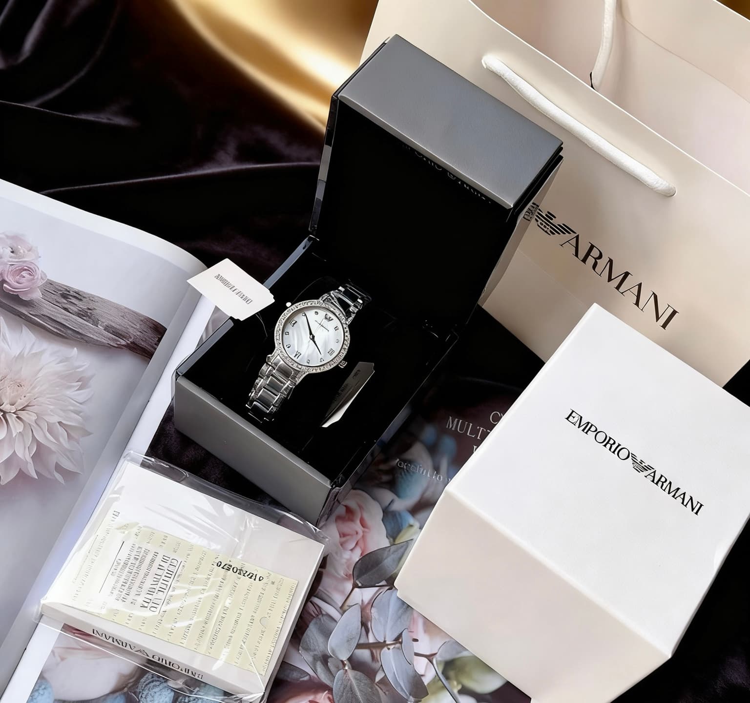Armani White Watch AR11484