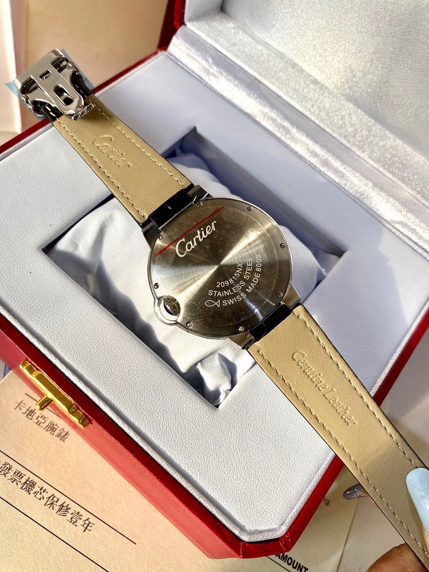 Cartier Blue Watch