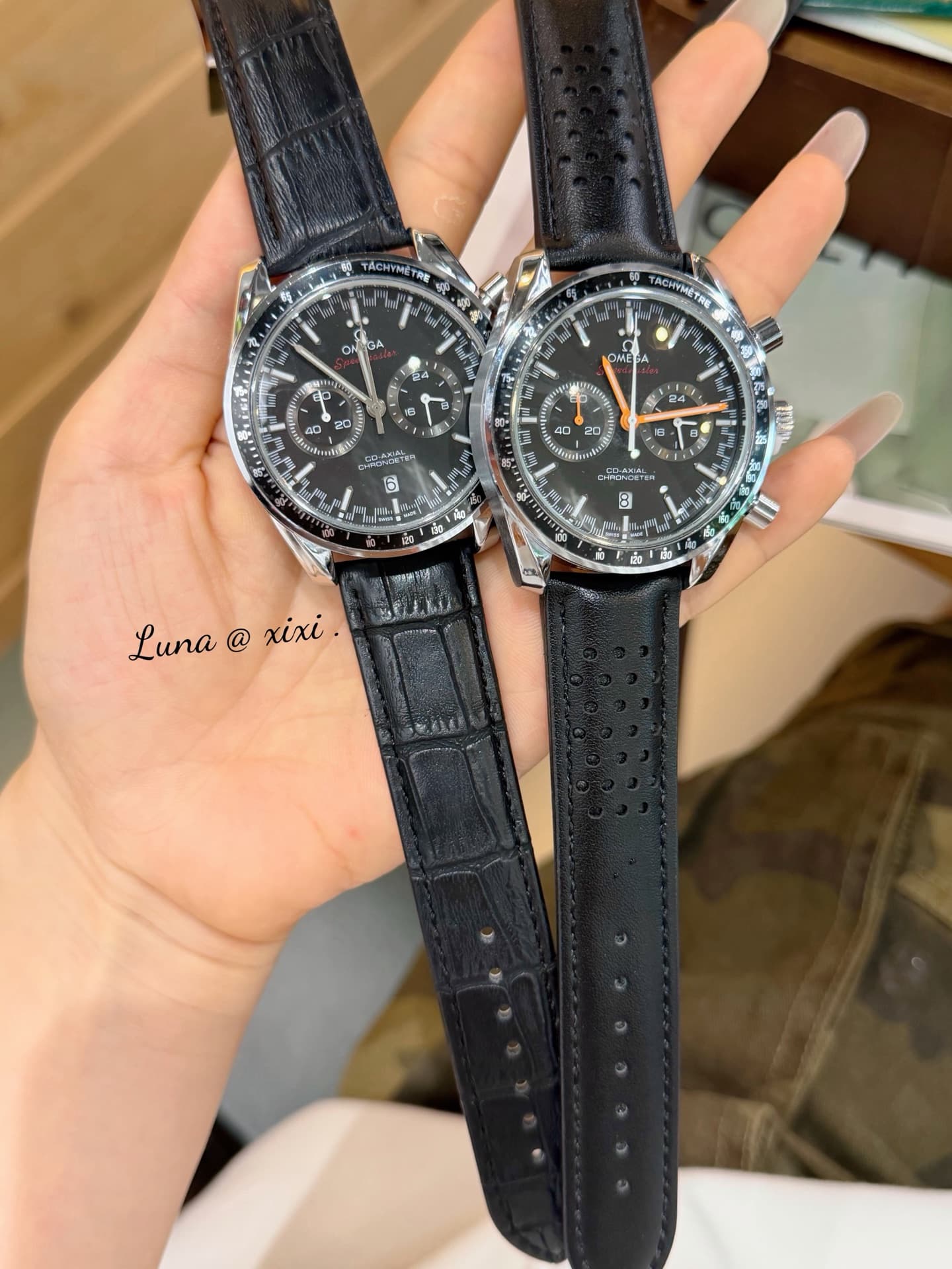 Omega White Watch