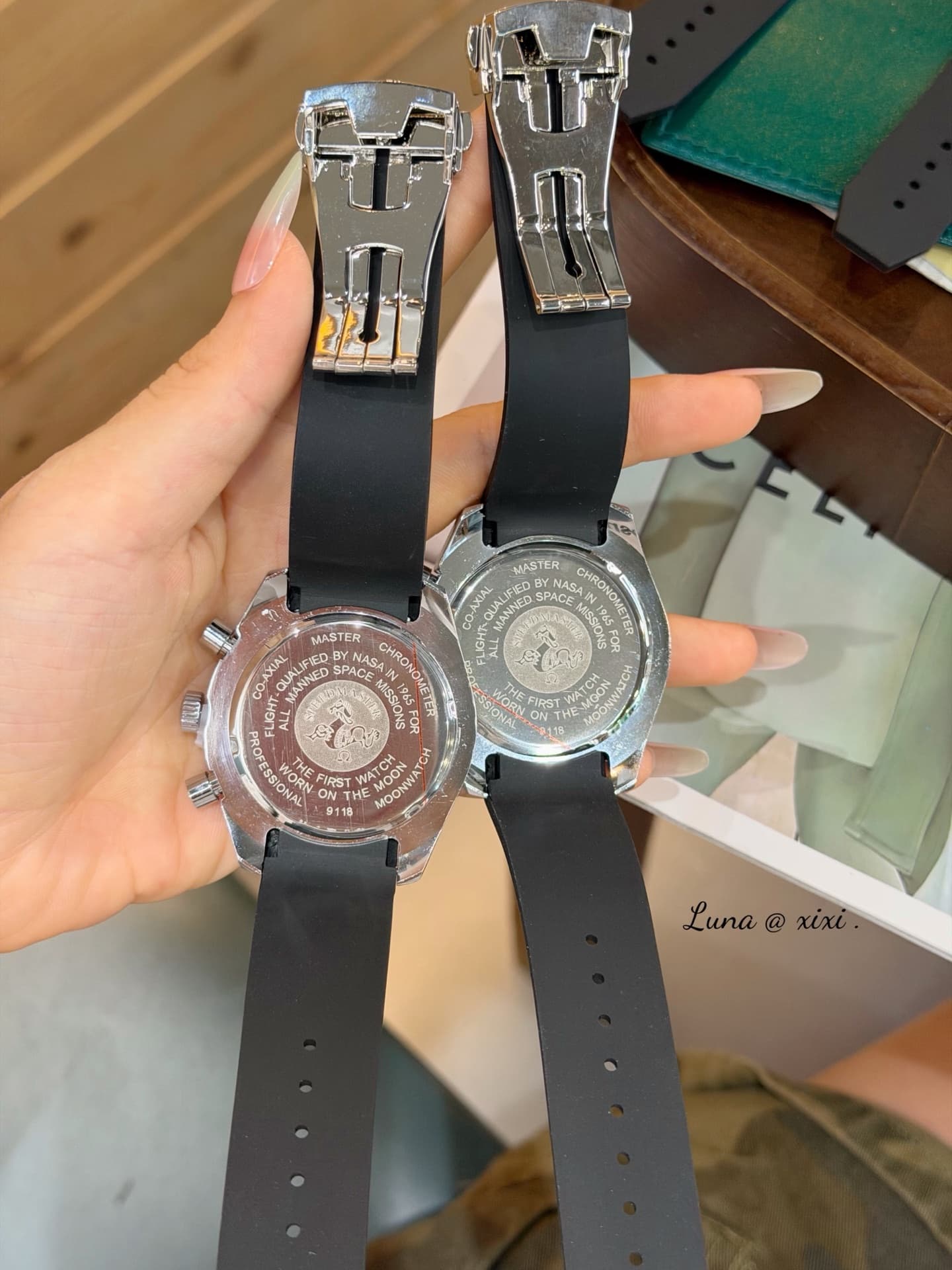 Omega White Watch