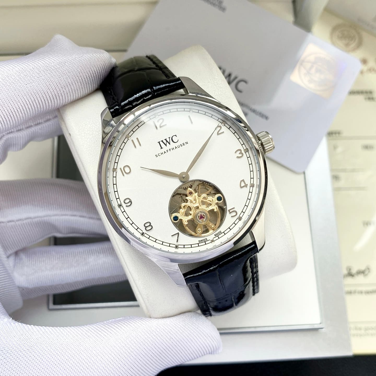 IWC White Watch