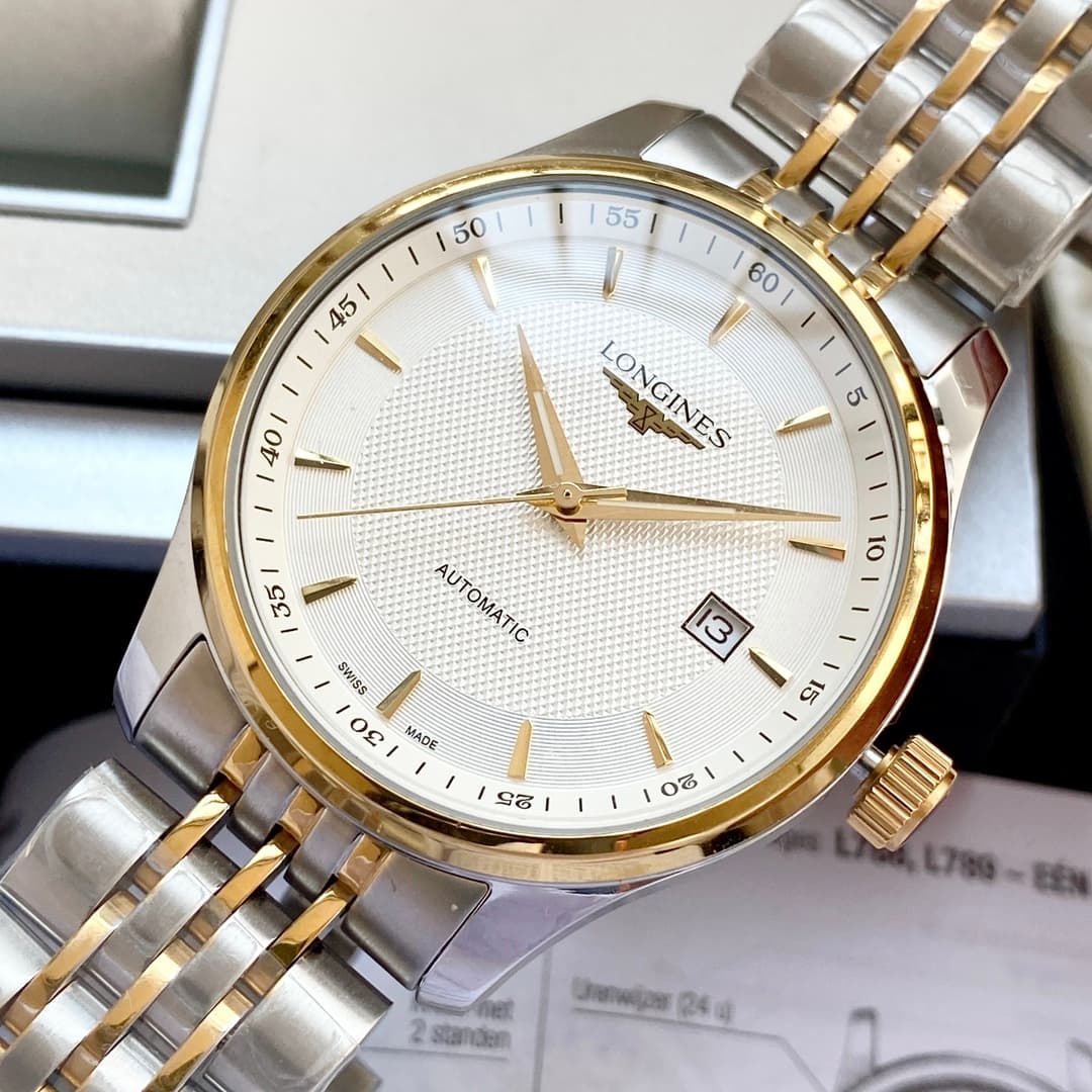 Longines White Watch