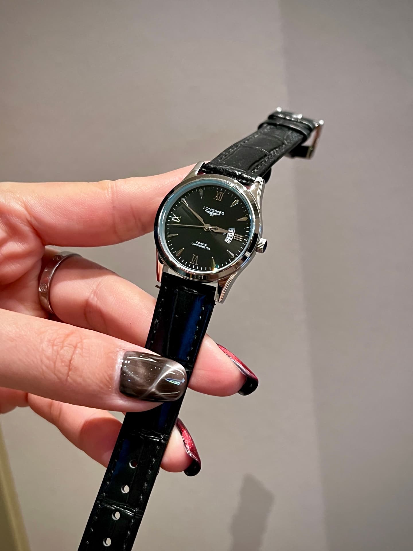 Longines White Watch