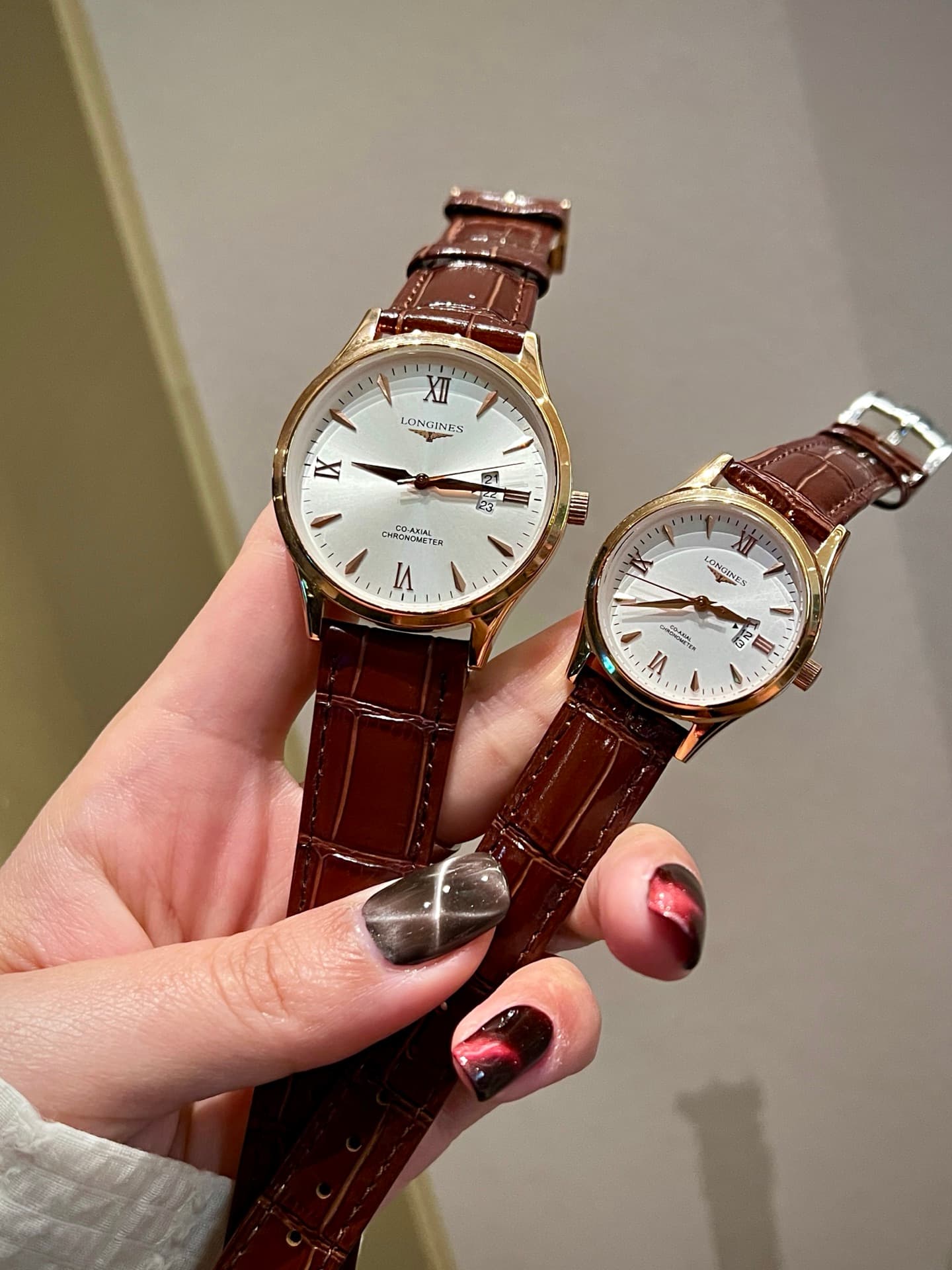 Longines White Watch