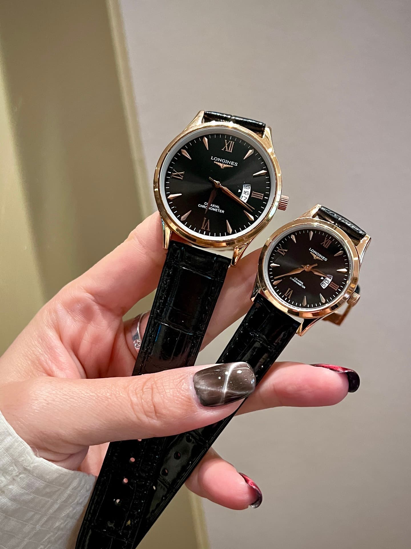 Longines White Watch