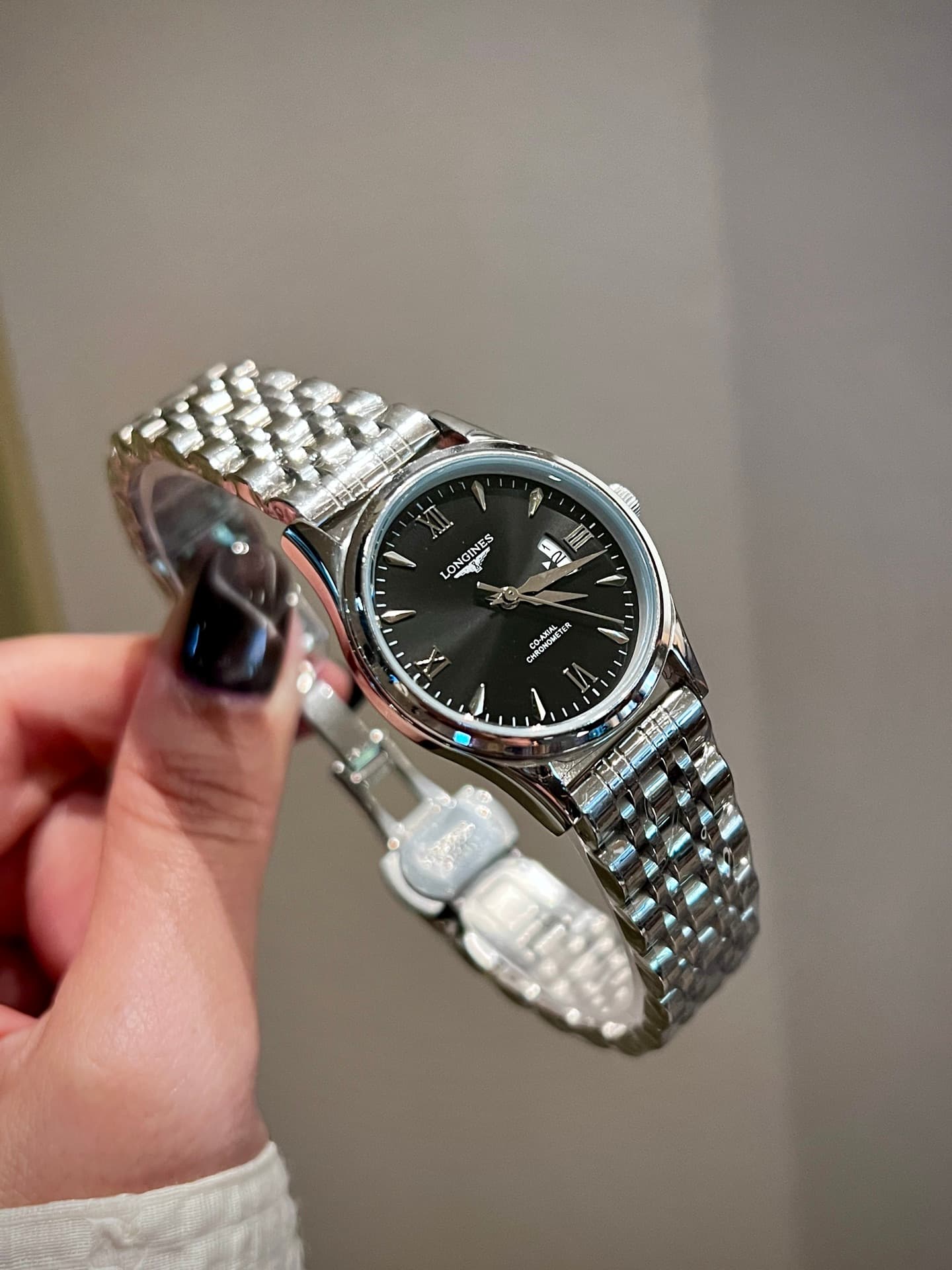 Longines White Watch