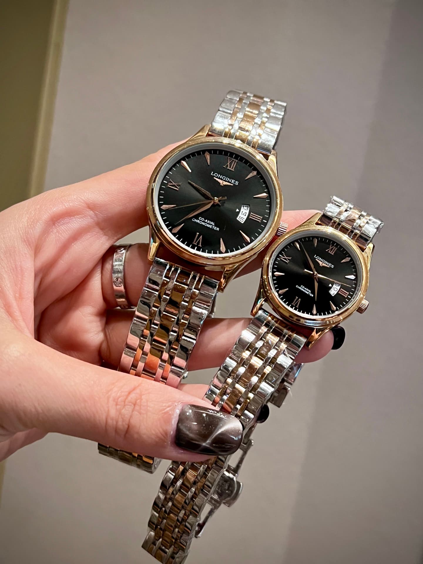 Longines White Watch