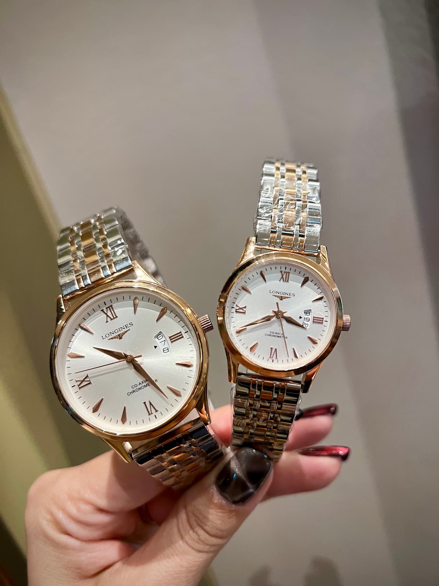 Longines White Watch