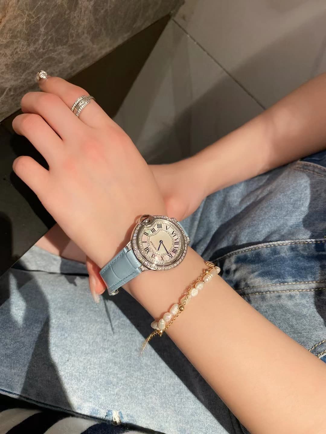 Luxury Watch Blue Watch