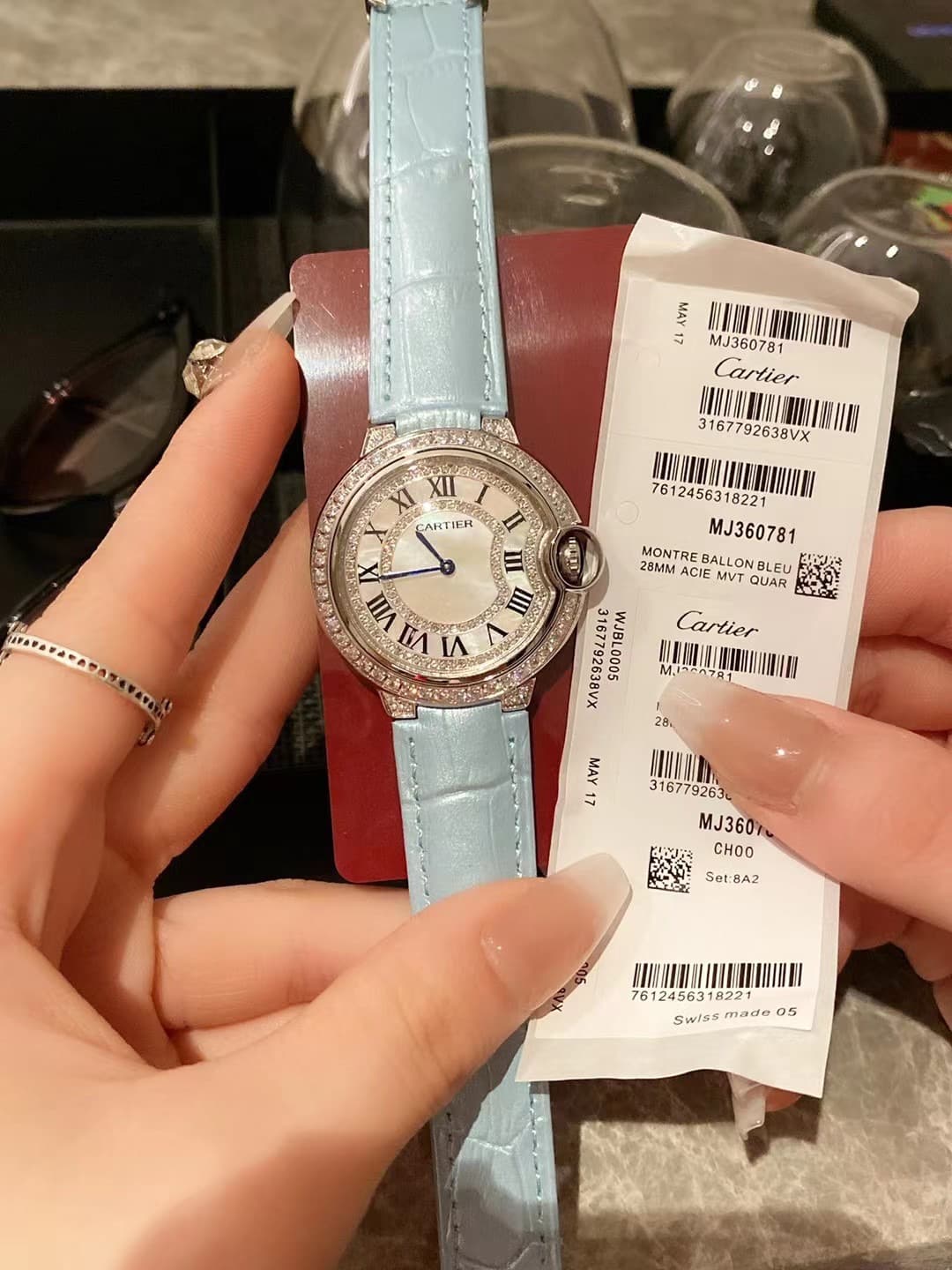 Luxury Watch Blue Watch