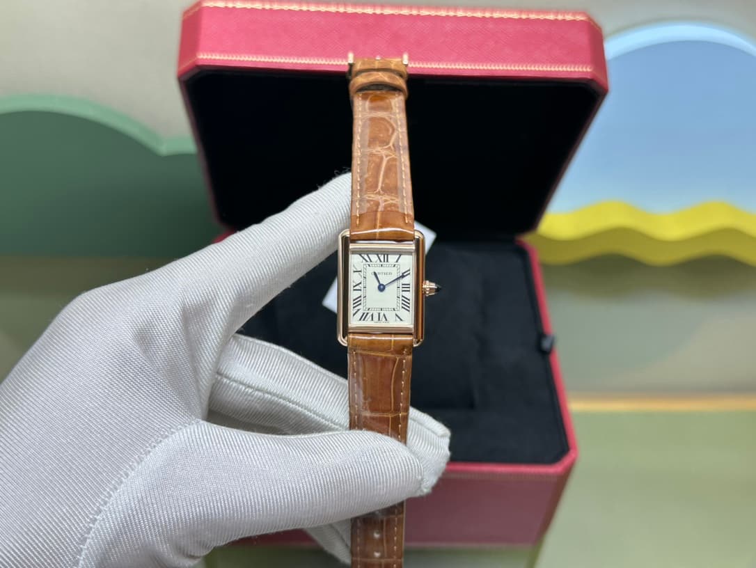 Luxury Watch Brown Small Belt