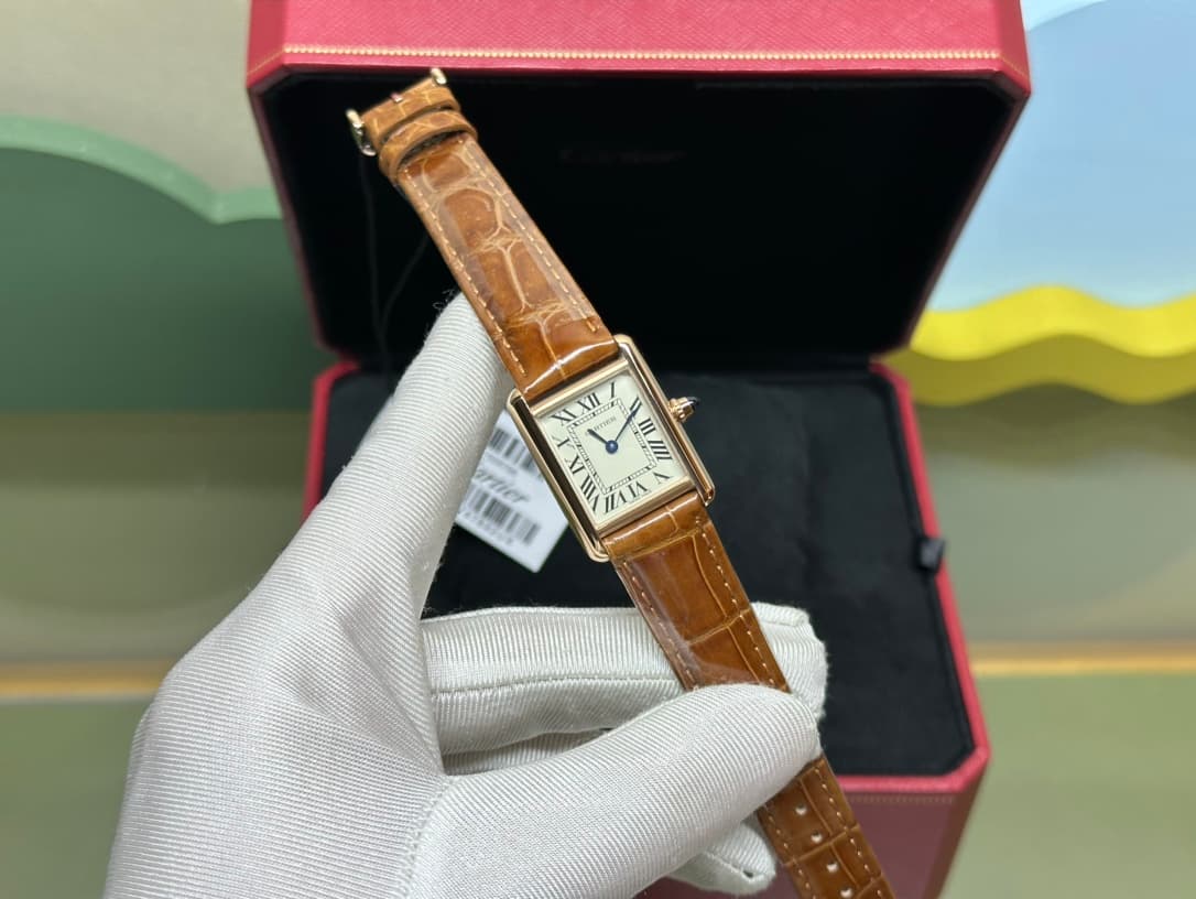 Luxury Watch Brown Small Belt