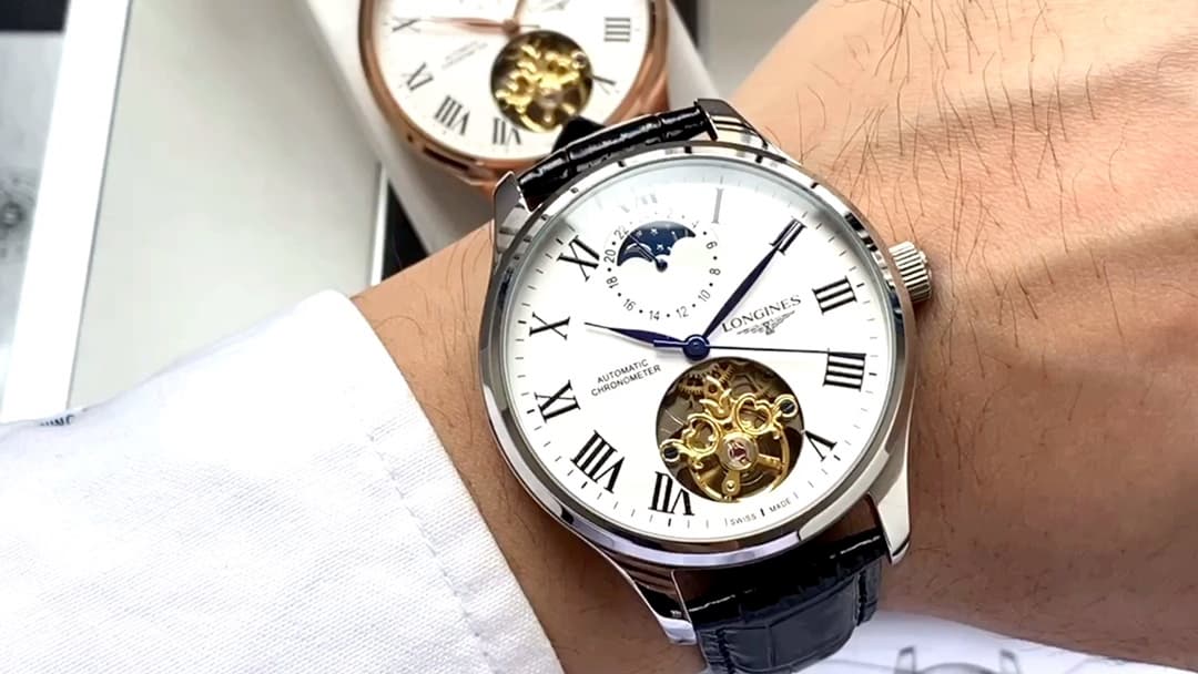 Longines White Watch