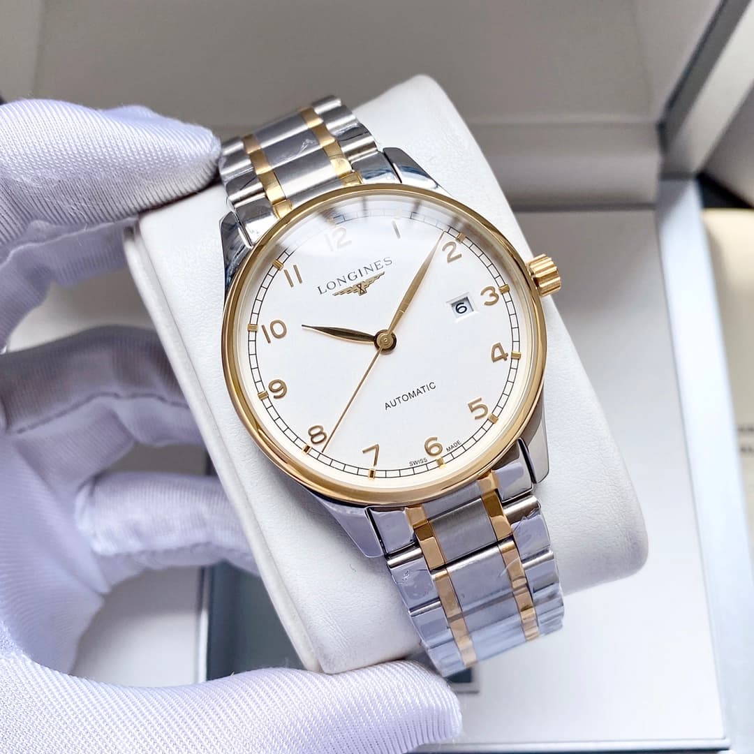 Longines White Watch