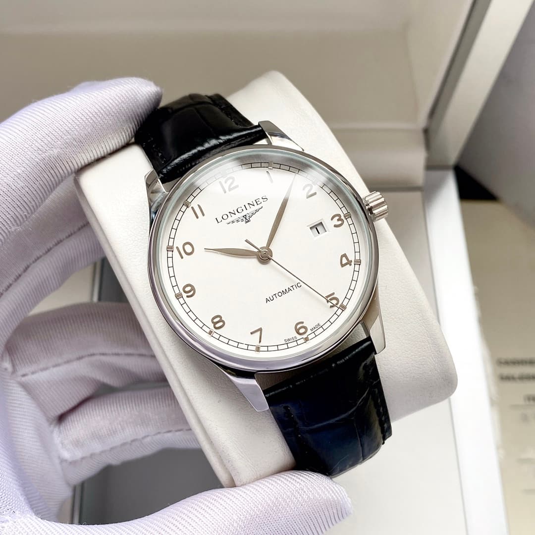Longines White Watch