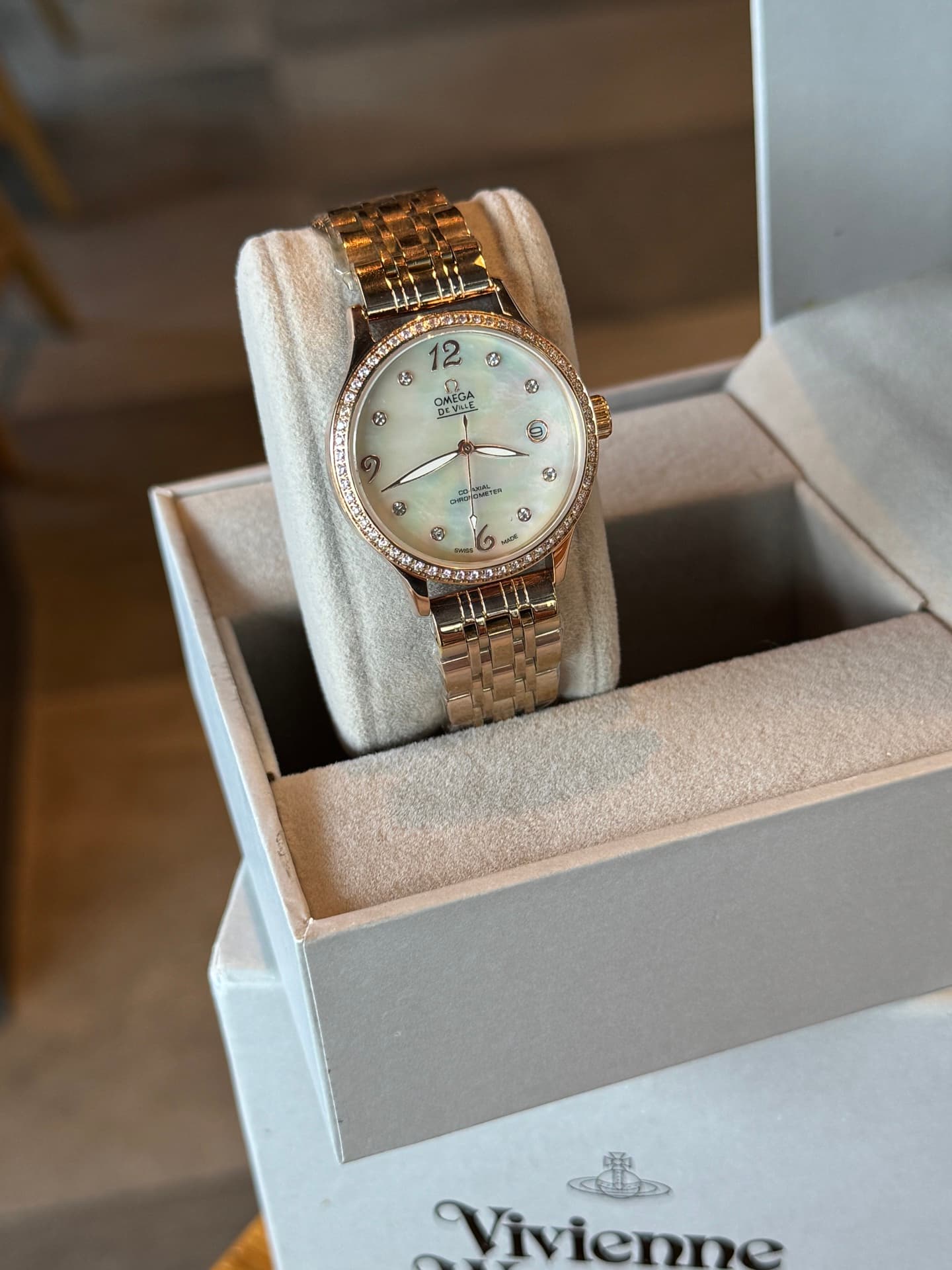 Omega Cream Watch