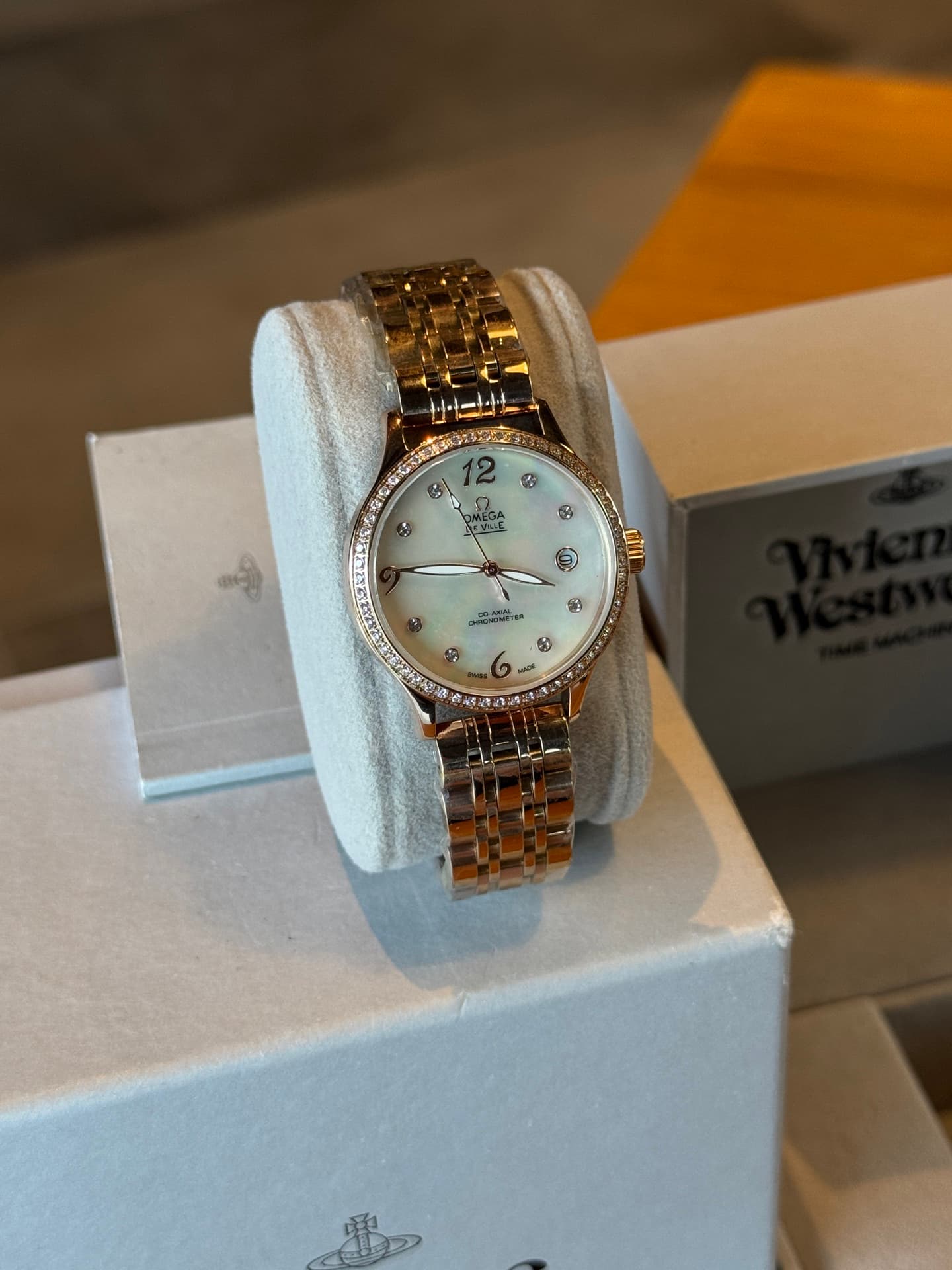 Omega Cream Watch