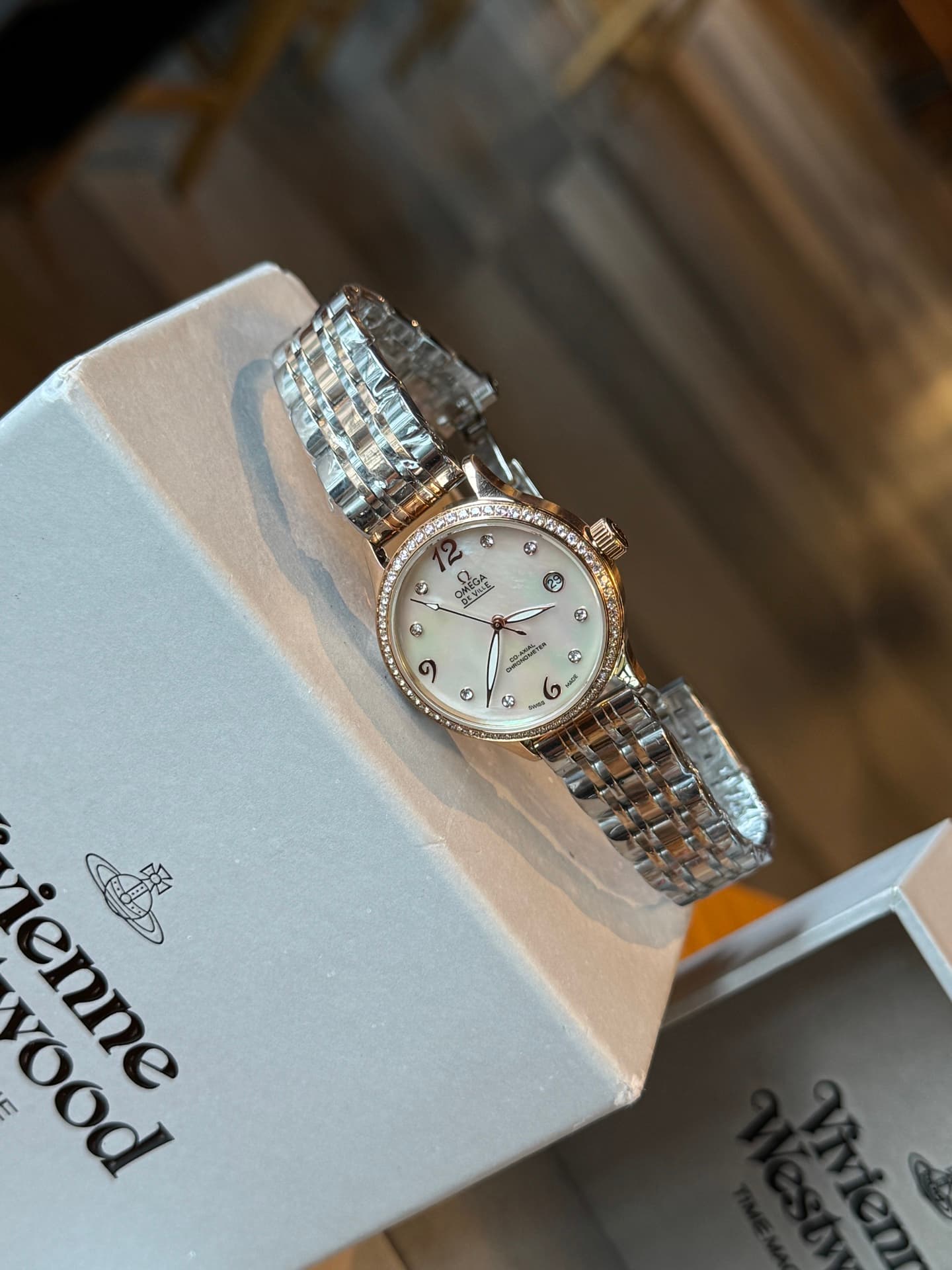 Omega Cream Watch