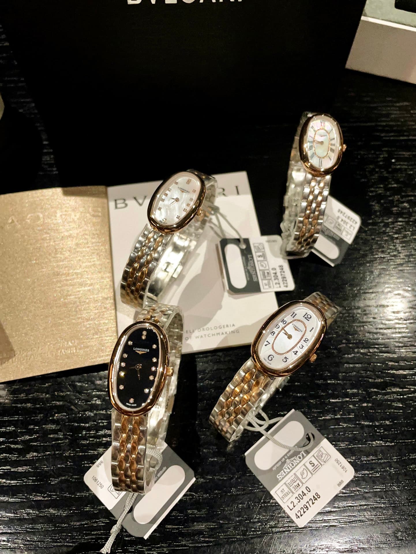 Longines White Watch