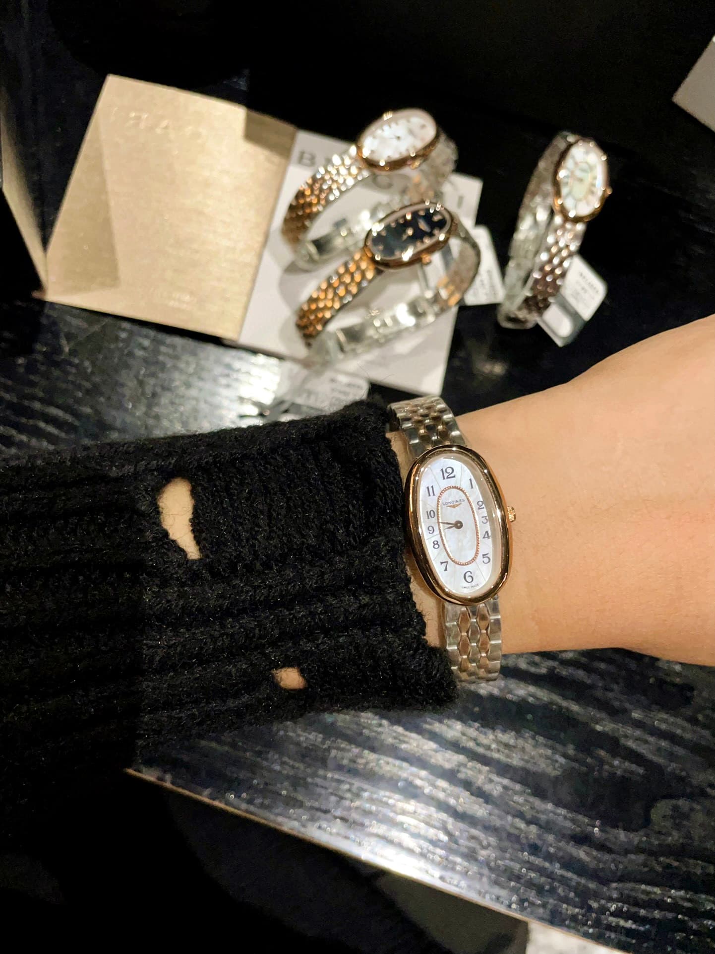 Longines White Mini Watch
