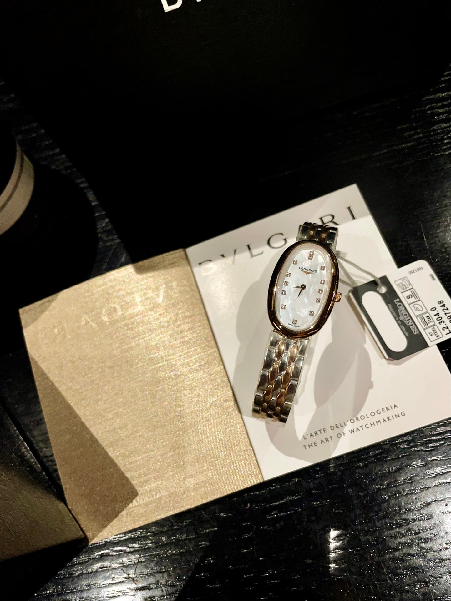 Longines White Mini Watch