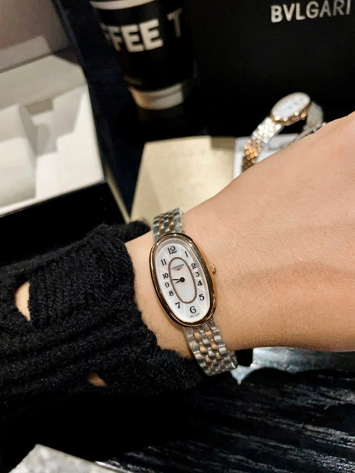 Longines White Mini Watch
