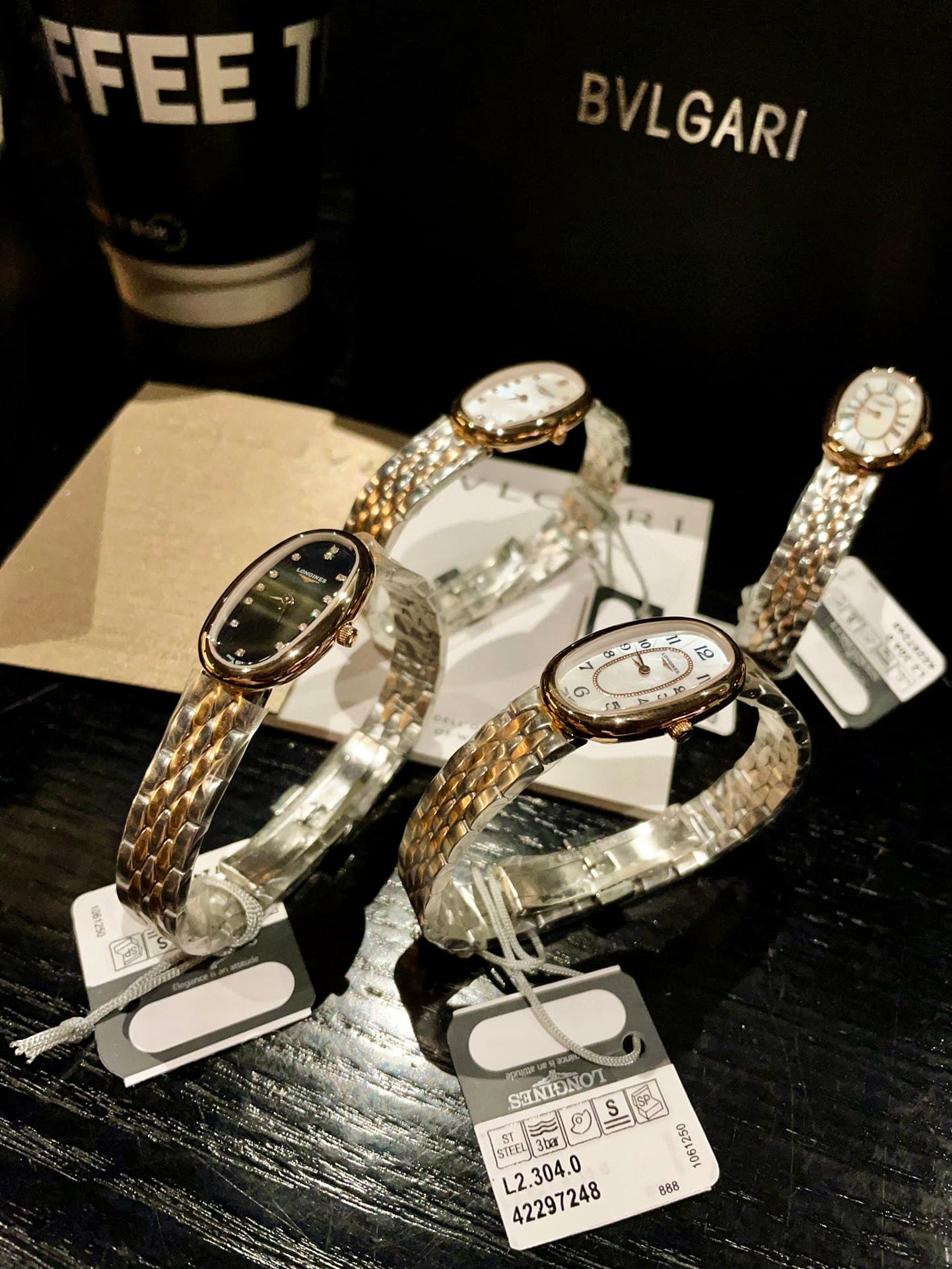 Longines White Mini Watch