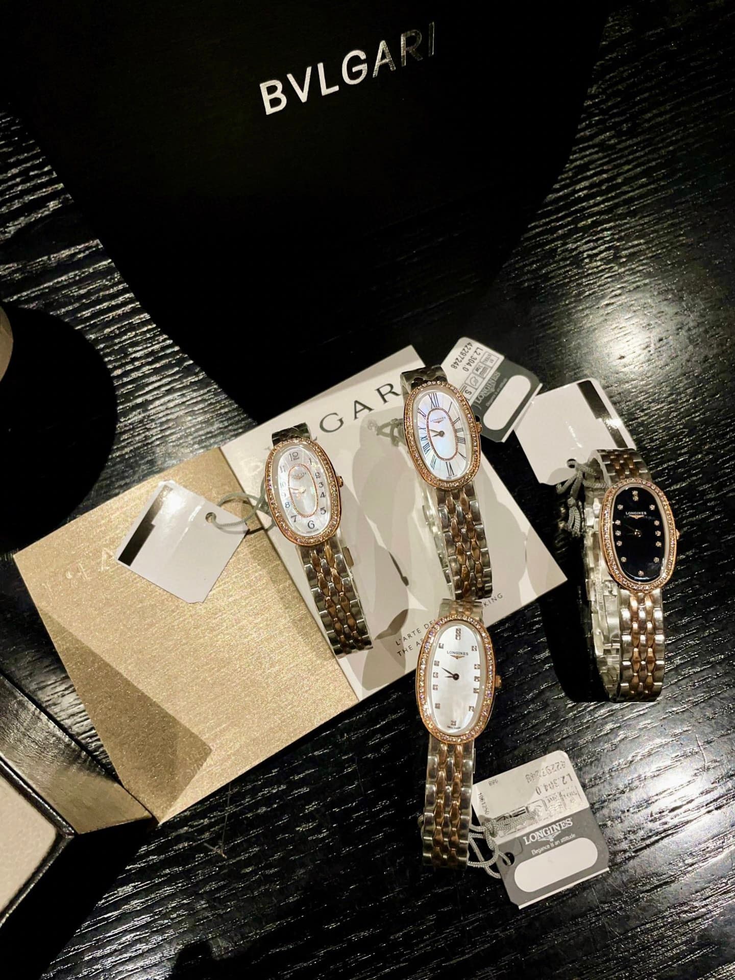 Longines White Watch