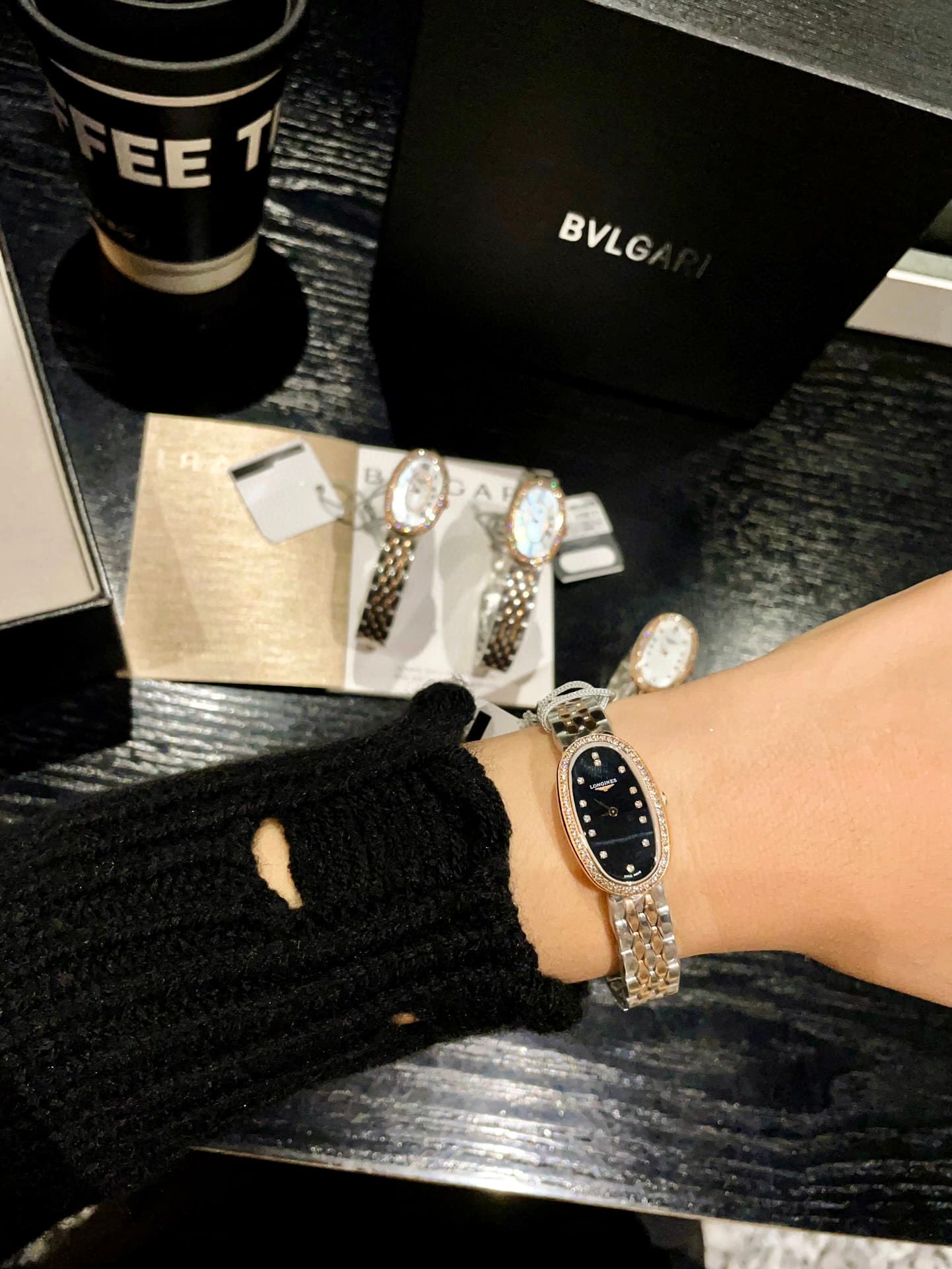 Longines White Mini Watch