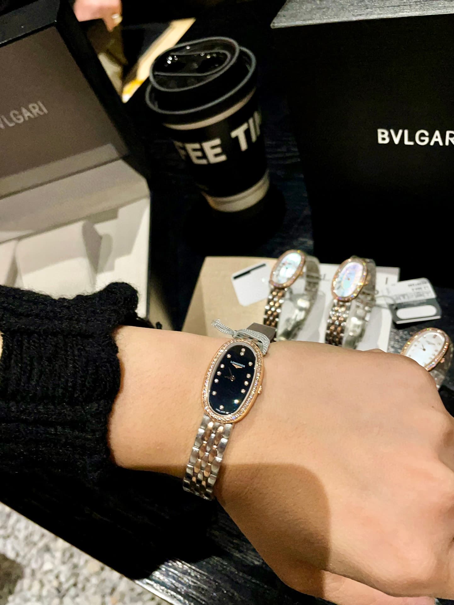 Longines White Mini Watch