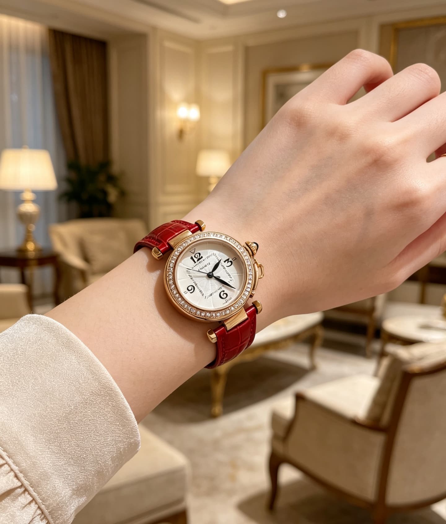Cartier White Watch