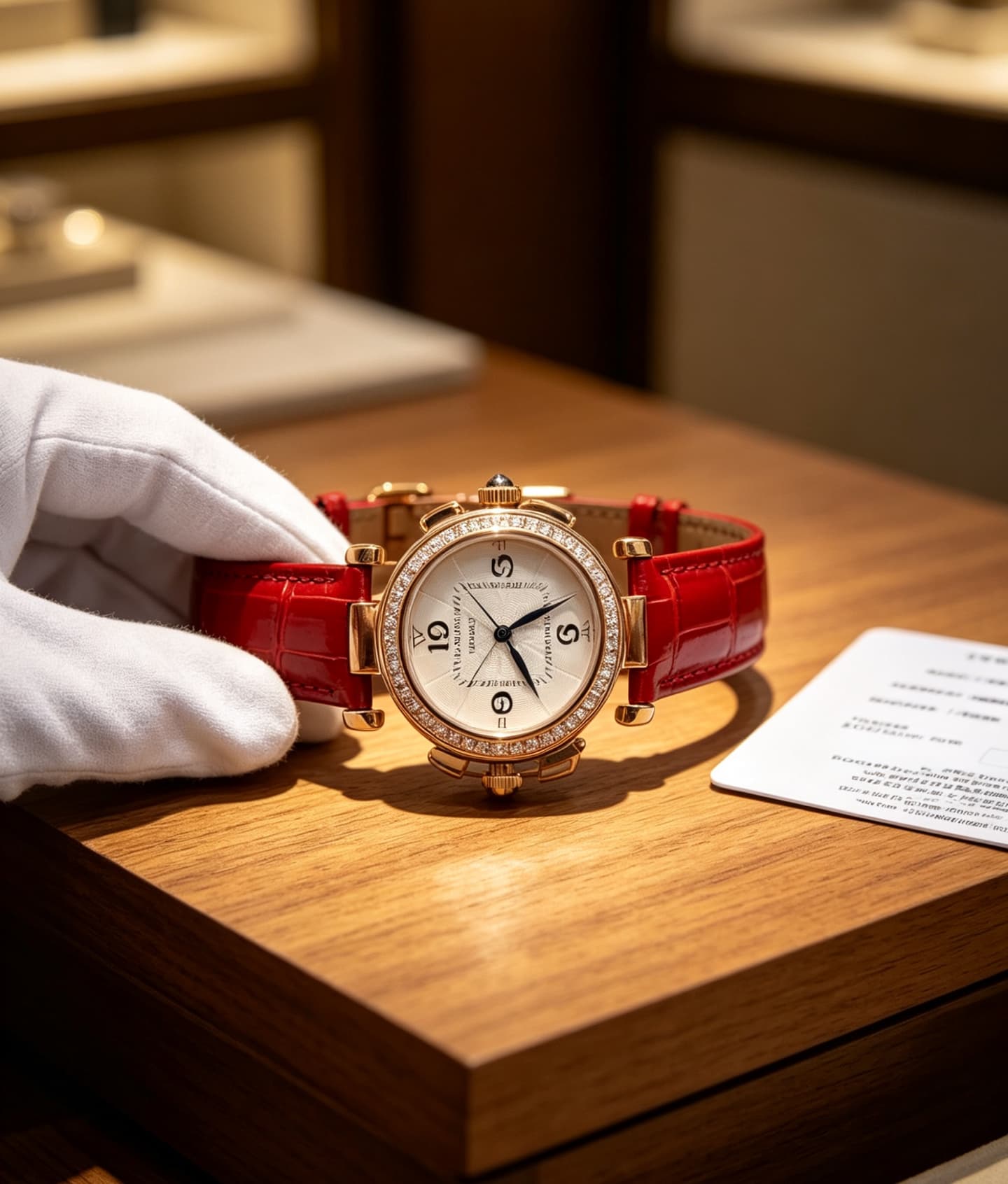 Cartier White Watch