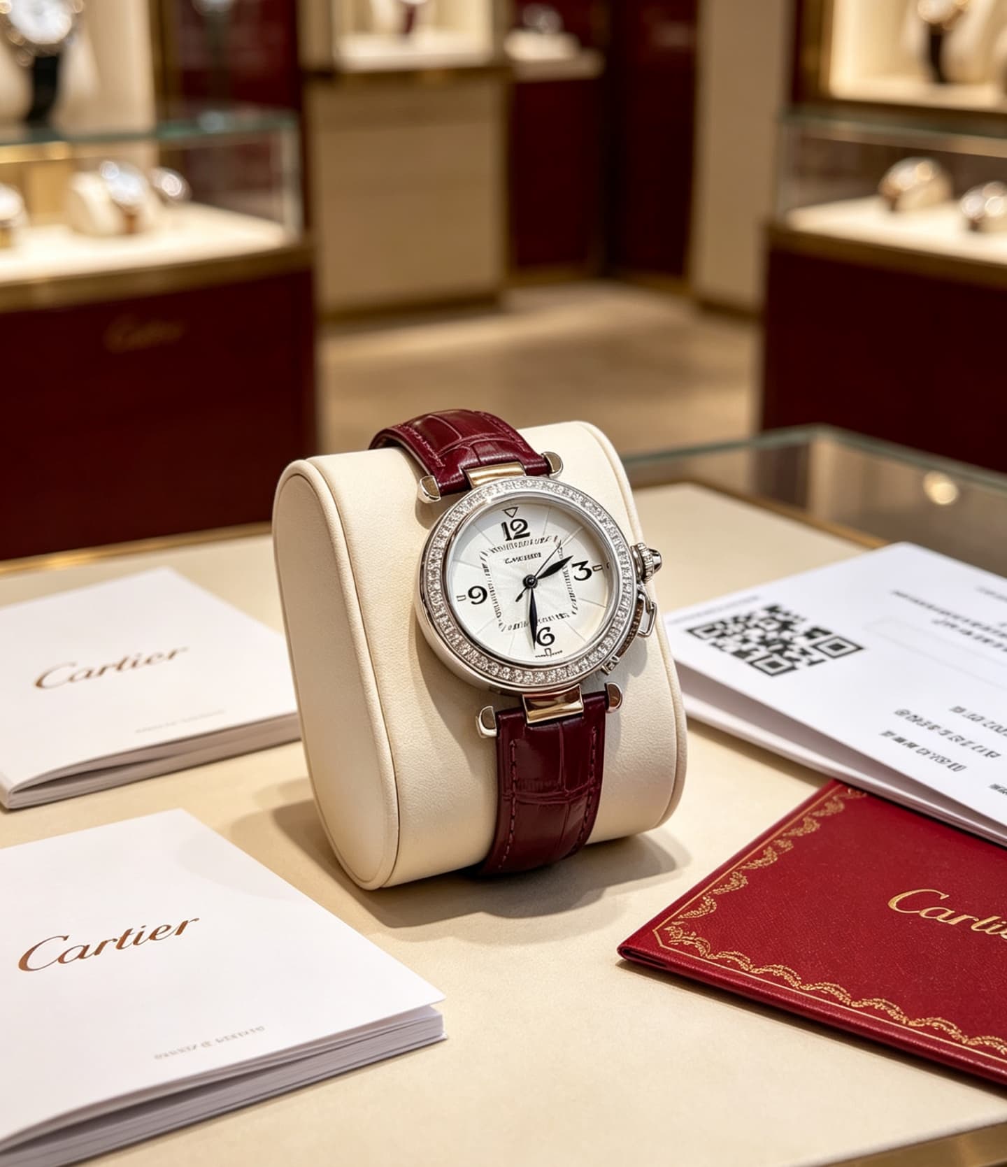 Cartier White Watch