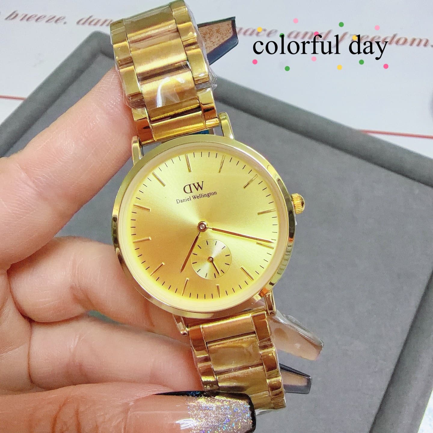 Luxury Brand Gold Watch