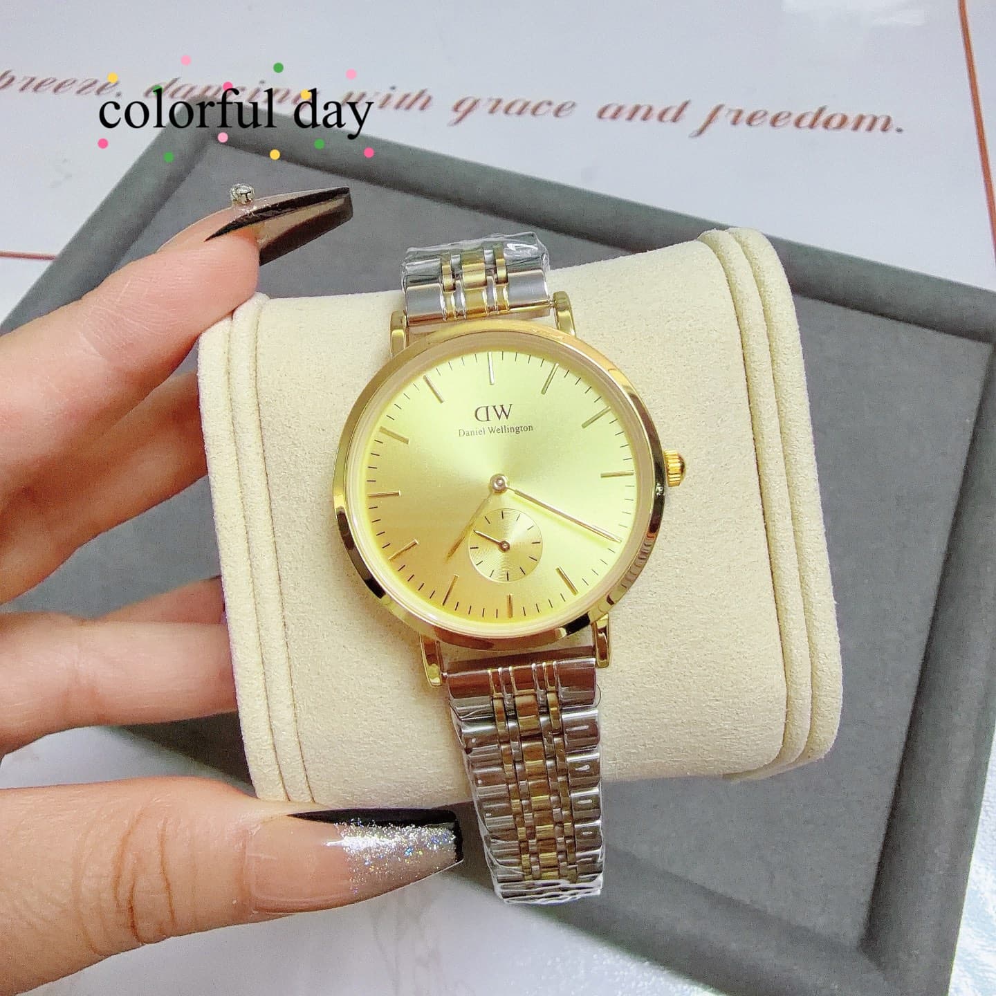 Luxury Brand Gold Watch