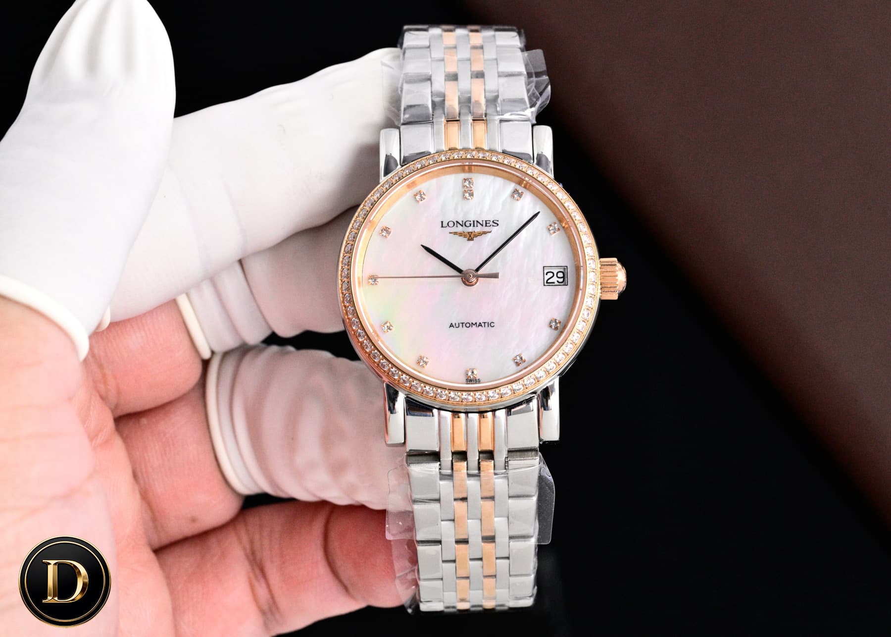 Longines White Bag