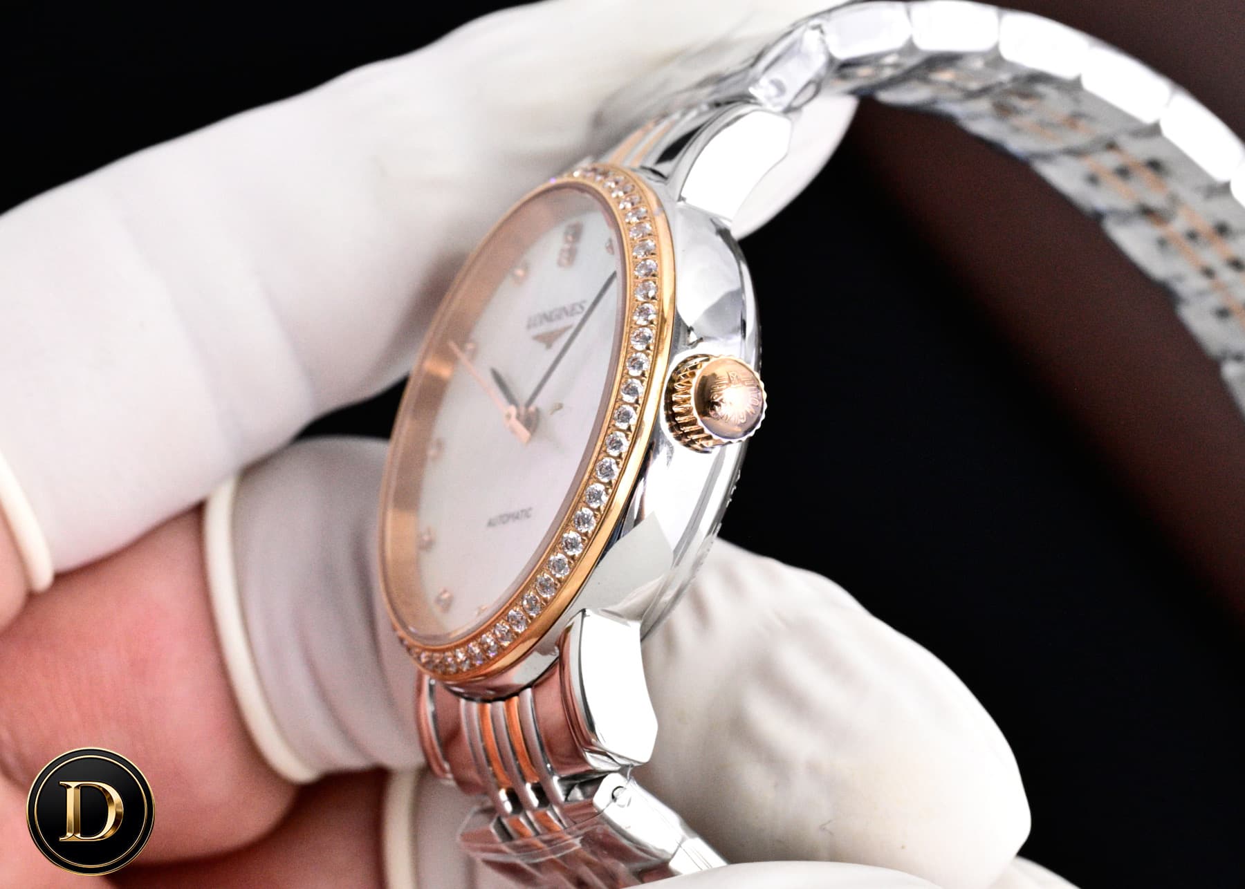 Longines White Bag