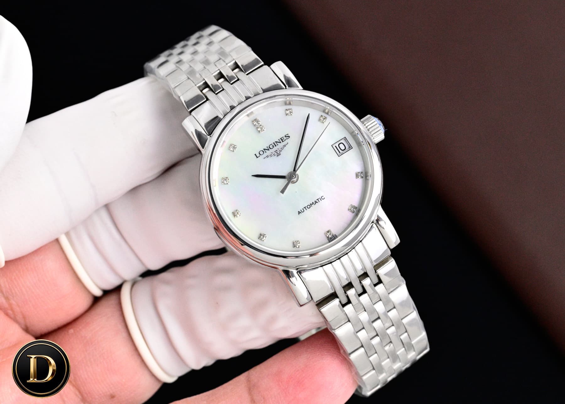 Longines White Bag