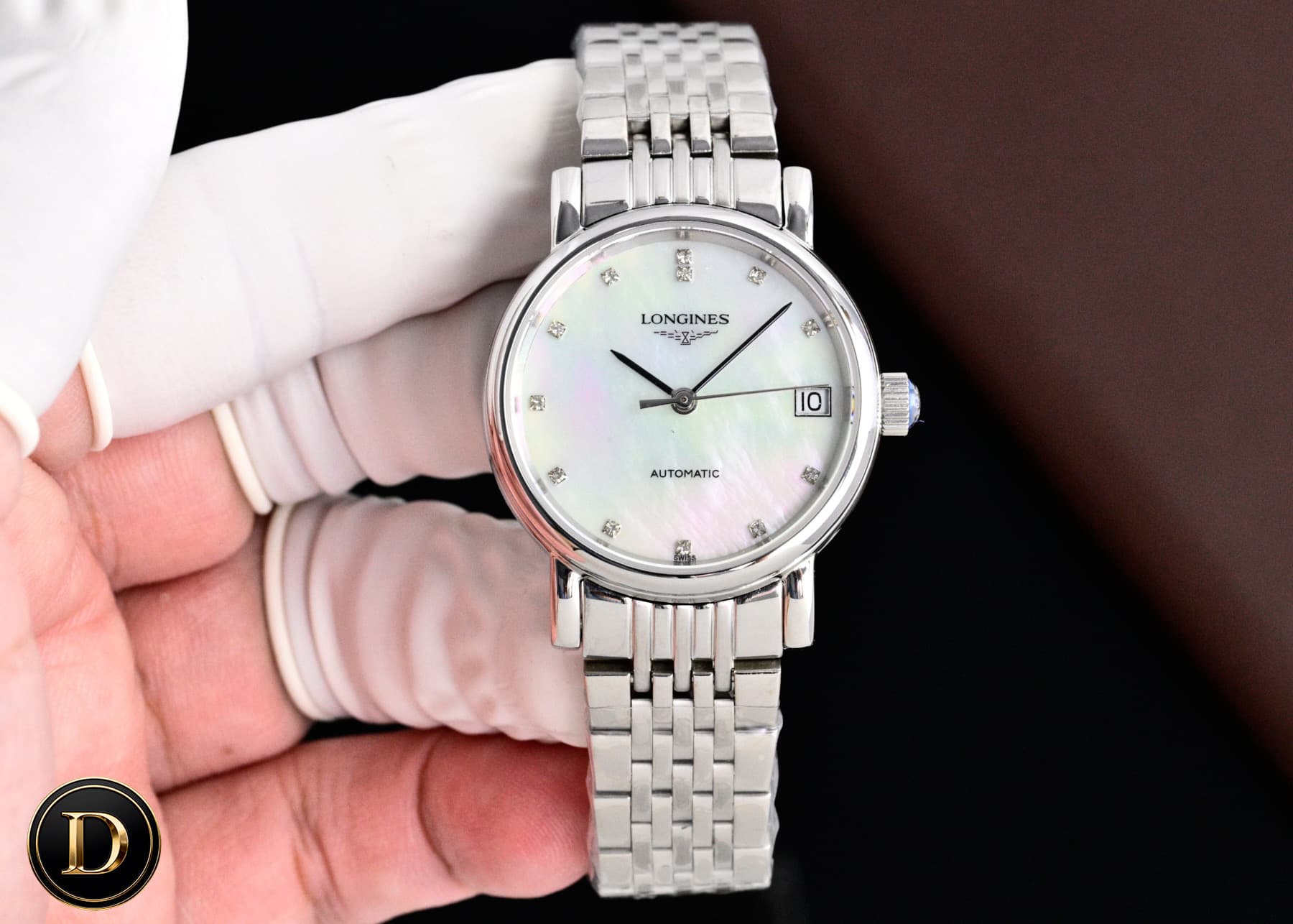 Longines White Bag