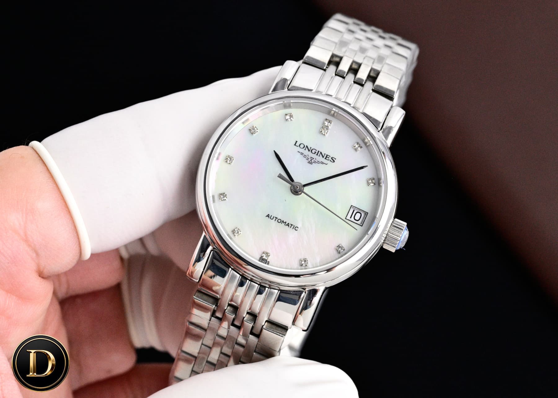 Longines White Bag