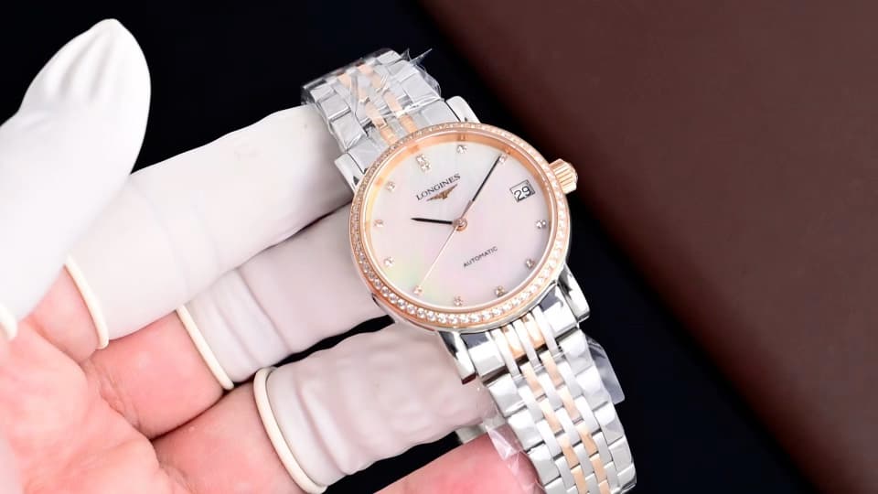 Longines White Watch