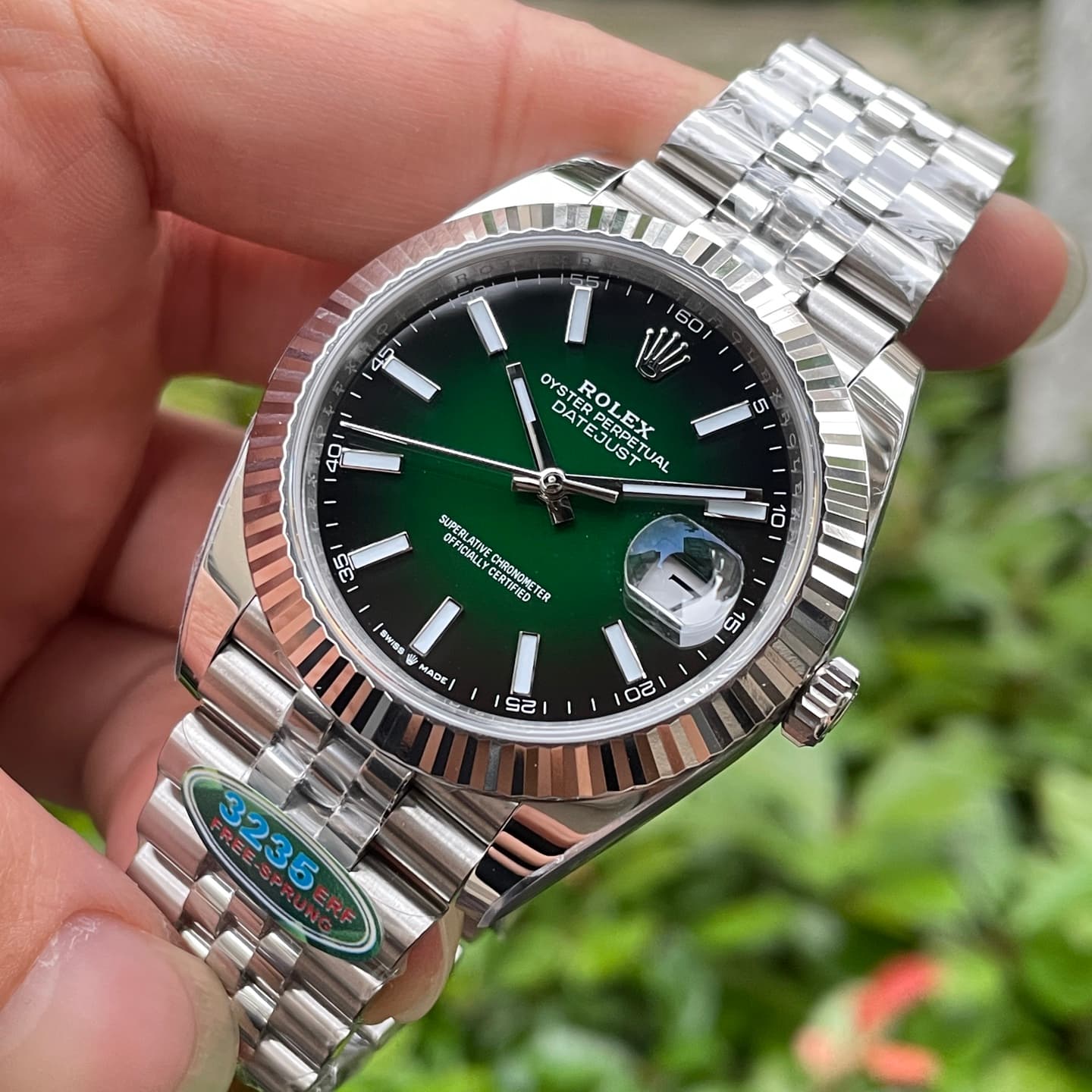 Rolex Blue Watch