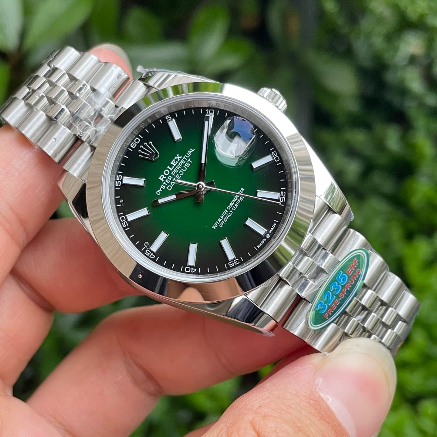 Rolex Blue Watch
