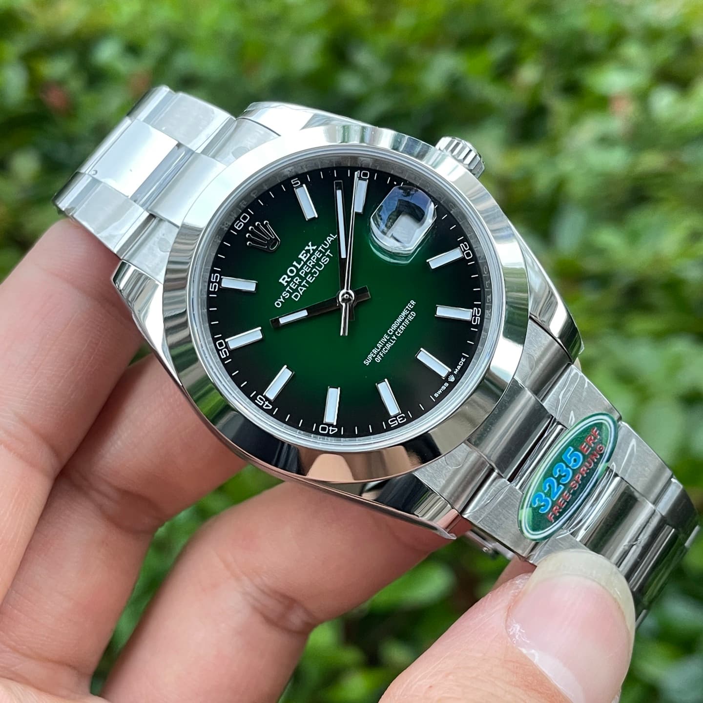 Rolex Blue Watch
