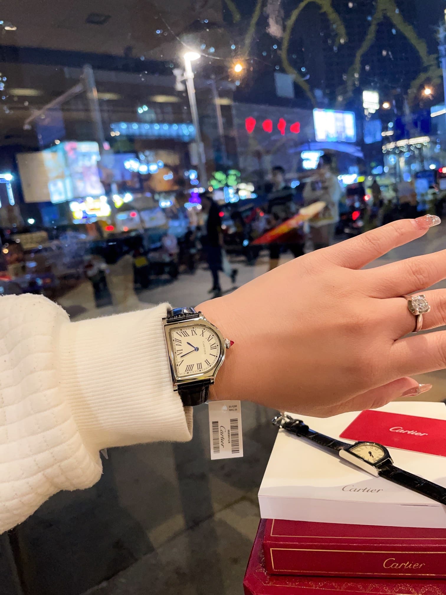 Cartier White Watch