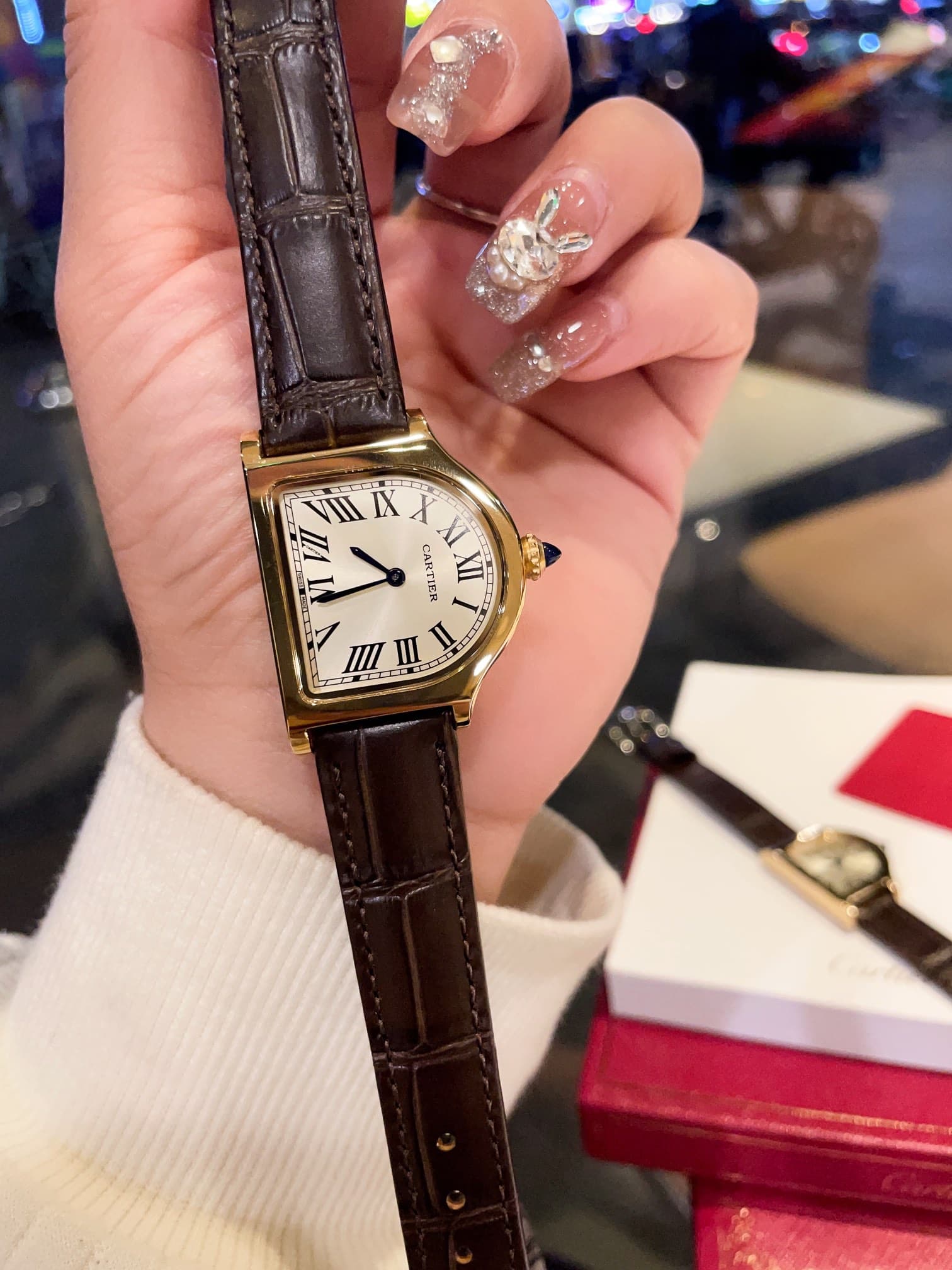 Cartier White Watch